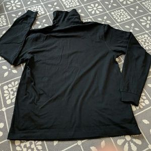 Large black turtleneck long sleeve